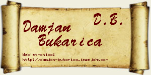 Damjan Bukarica vizit kartica